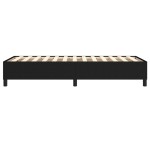 vidaXL Cadru de pat fără saltea țesătură neagră 80x200 cm