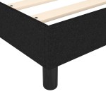 vidaXL Cadru de pat fără saltea țesătură neagră 80x200 cm