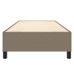 vidaXL Cadru de pat fără saltea Taupe 80x200 cm țesătură