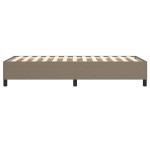 vidaXL Cadru de pat fără saltea Taupe 80x200 cm țesătură