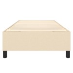 vidaXL Cadru de pat fără saltea cremă 80x200 cm țesătură