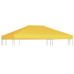 vidaXL Acoperiș de pavilion, 270 g/m², galben, 4 x 3 m vidaXL Acoperiș de pavilion, 270 g/m², galben, 4 x 3 m