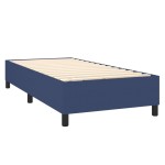 vidaXL Cadru de pat fără saltea țesătură albastră 80x200 cm