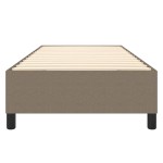 vidaXL Cadru de pat fără saltea Taupe 90x190 cm Stofa
