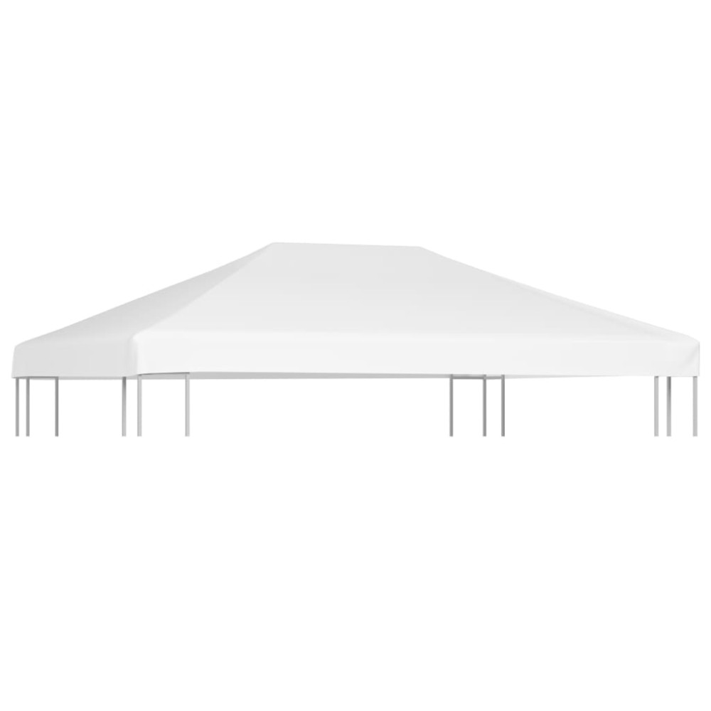 vidaXL Acoperiș de pavilion, 270 g/m², alb, 4 x 3 m