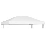 vidaXL Acoperiș de pavilion, 270 g/m², alb, 4 x 3 m vidaXL Acoperiș de pavilion, 270 g/m², alb, 4 x 3 m