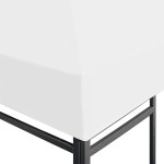 vidaXL Acoperiș de pavilion, 270 g/m², alb, 4 x 3 m vidaXL Acoperiș de pavilion, 270 g/m², alb, 4 x 3 m