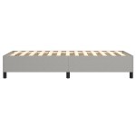 vidaXL Cadru de pat fără saltea, gri deschis, 100x200 cm, textil