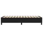 vidaXL Cadru de pat fără saltea, negru, 100x200 cm, textil