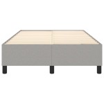 vidaXL Cadru de pat fără saltea, gri deschis, 120x200 cm, textil
