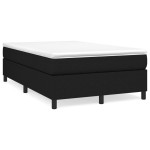 vidaXL Cadru de pat fără saltea, negru, 120x200 cm, textil