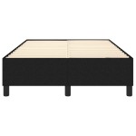 vidaXL Cadru de pat fără saltea, negru, 120x200 cm, textil
