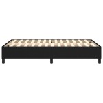 vidaXL Cadru de pat fără saltea, negru, 120x200 cm, textil