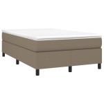 vidaXL Cadru de pat fără saltea, gri taupe, 120x200 cm, textil vidaXL Cadru de pat fără saltea, gri taupe, 120x200 cm, textil