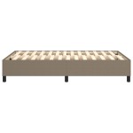 vidaXL Cadru de pat fără saltea, gri taupe, 120x200 cm, textil vidaXL Cadru de pat fără saltea, gri taupe, 120x200 cm, textil