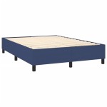 vidaXL Cadru de pat fără saltea, albastru, 140x200 cm, textil