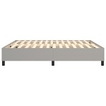 vidaXL Cadru de pat fără saltea, gri deschis, 160x200 cm, textil