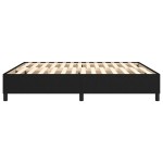 vidaXL Cadru de pat fără saltea, negru, 160x200 cm, textil vidaXL Cadru de pat fără saltea, negru, 160x200 cm, textil