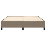 vidaXL Cadru de pat fără saltea, gri taupe, 160x200 cm, textil vidaXL Cadru de pat fără saltea, gri taupe, 160x200 cm, textil
