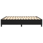 vidaXL Cadru de pat fără saltea, negru, 180x200 cm, textil vidaXL Cadru de pat fără saltea, negru, 180x200 cm, textil