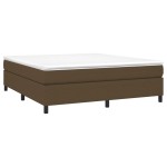 vidaXL Cadru de pat fără saltea, maro închis, 180x200 cm, textil vidaXL Cadru de pat fără saltea, maro închis, 180x200 cm, textil