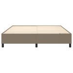 vidaXL Cadru de pat fără saltea, gri taupe, 180x200 cm, textil vidaXL Cadru de pat fără saltea, gri taupe, 180x200 cm, textil