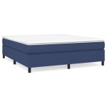 vidaXL Cadru de pat fără saltea, albastru, 180x200 cm, textil
