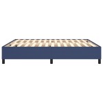 vidaXL Cadru de pat fără saltea, albastru, 180x200 cm, textil