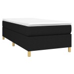 vidaXL Cadru de pat fără saltea țesătură neagră 80x200 cm