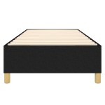 vidaXL Cadru de pat fără saltea țesătură neagră 80x200 cm