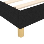 vidaXL Cadru de pat fără saltea țesătură neagră 80x200 cm