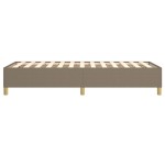 vidaXL Cadru de pat fără saltea Taupe 90x190 cm Stofa