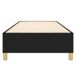 vidaXL Cadru de pat fără saltea, negru, 100x200 cm, textil vidaXL Cadru de pat fără saltea, negru, 100x200 cm, textil