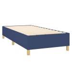 vidaXL Cadru de pat fără saltea țesătură albastră 100x200 cm