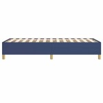 vidaXL Cadru de pat fără saltea țesătură albastră 100x200 cm