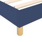 vidaXL Cadru de pat fără saltea țesătură albastră 100x200 cm