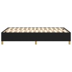 vidaXL Cadru de pat fără saltea, negru, 120x200 cm, textil