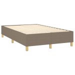 vidaXL Cadru de pat fără saltea, gri taupe, 120x200 cm, textil vidaXL Cadru de pat fără saltea, gri taupe, 120x200 cm, textil