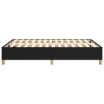 vidaXL Cadru de pat fără saltea, negru, 140x190 cm, textil