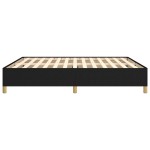 vidaXL Cadru de pat fără saltea, negru, 160x200 cm, textil vidaXL Cadru de pat fără saltea, negru, 160x200 cm, textil