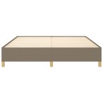 vidaXL Cadru de pat fără saltea, gri taupe, 180x200 cm, textil vidaXL Cadru de pat fără saltea, gri taupe, 180x200 cm, textil