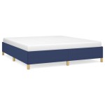 vidaXL Cadru de pat fără saltea, albastru, 180x200 cm, textil