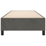 vidaXL Cadru de pat fără saltea, gri închis, 90x190 cm, catifea vidaXL Cadru de pat fără saltea, gri închis, 90x190 cm, catifea