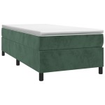 vidaXL Cadru de pat fără saltea, verde închis, 90x190 cm, catifea vidaXL Cadru de pat fără saltea, verde închis, 90x190 cm, catifea