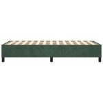 vidaXL Cadru de pat fără saltea, verde închis, 90x190 cm, catifea vidaXL Cadru de pat fără saltea, verde închis, 90x190 cm, catifea
