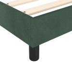 vidaXL Cadru de pat fără saltea, verde închis, 90x190 cm, catifea vidaXL Cadru de pat fără saltea, verde închis, 90x190 cm, catifea