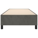 vidaXL Cadru de pat fără saltea, gri închis, 90x200 cm, catifea vidaXL Cadru de pat fără saltea, gri închis, 90x200 cm, catifea