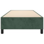 vidaXL Cadru de pat fără saltea, verde închis, 90x200 cm, catifea vidaXL Cadru de pat fără saltea, verde închis, 90x200 cm, catifea