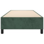 vidaXL Cadru de pat fără saltea, verde închis, 100x200 cm, catifea vidaXL Cadru de pat fără saltea, verde închis, 100x200 cm, catifea