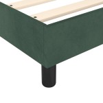 vidaXL Cadru de pat fără saltea, verde închis, 100x200 cm, catifea vidaXL Cadru de pat fără saltea, verde închis, 100x200 cm, catifea
